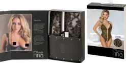 Abierta Fina Black Lace Body