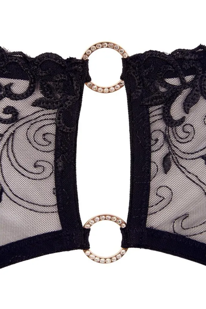 Abierta Fina Bra Set with Slits in the Cups