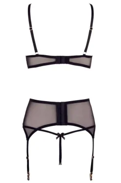 Abierta Fina Bra Set with Slits in the Cups