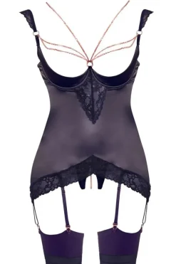 Abierta Fina Decorative Rhinestone Basque
