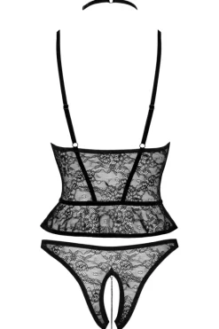 Abierta Fina Longline Bra Set