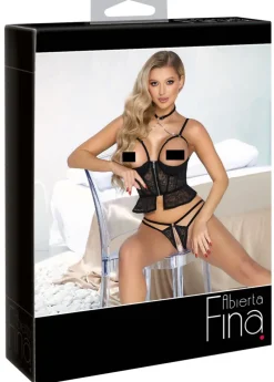 Abierta Fina Longline Bra Set
