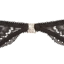 Abierta Fina Rhinestone Lingerie Set