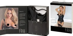 Abierta Fina Suspender Shirt and Thong