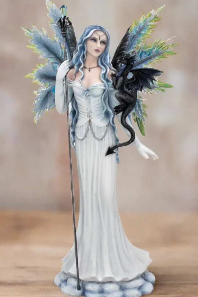 Nemesis Now Adica Fairy and Dragon Figurine 57cm