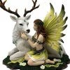 Nemesis Now Adoration Fairy with White Deer Figurine
