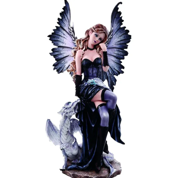 Nemesis Now Adriana Gothic Fairy and Dragon 56.5cm