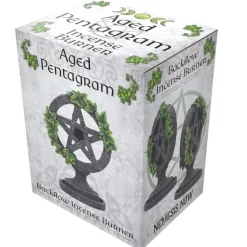 Nemesis Now Aged Pentagram Backflow Incense Burner