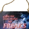 Alchemy Gothic Alchemy All the Cool People are Freaks Plaque