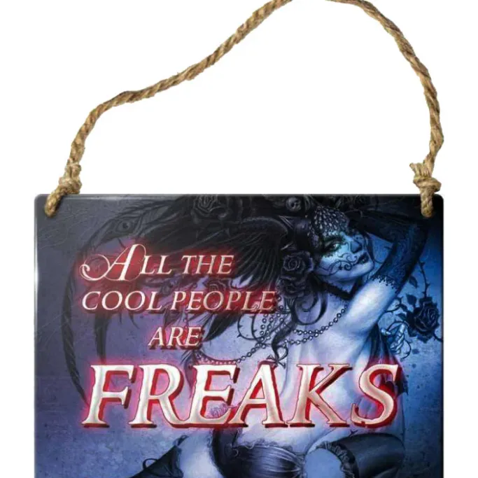 Alchemy Gothic Alchemy All the Cool People are Freaks Plaque