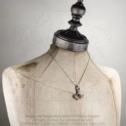 Alchemy Gothic Alchemy Amber Dragon Thor Hammer Pendant