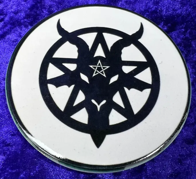 Alchemy Gothic Alchemy Baphomet Coaster
