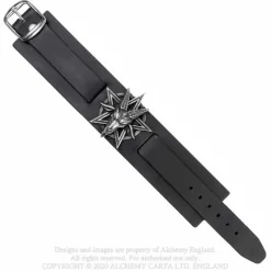Alchemy Gothic Alchemy Baphomet Leather Wriststrap