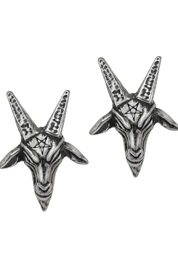 Alchemy Gothic Alchemy Baphomet Studs