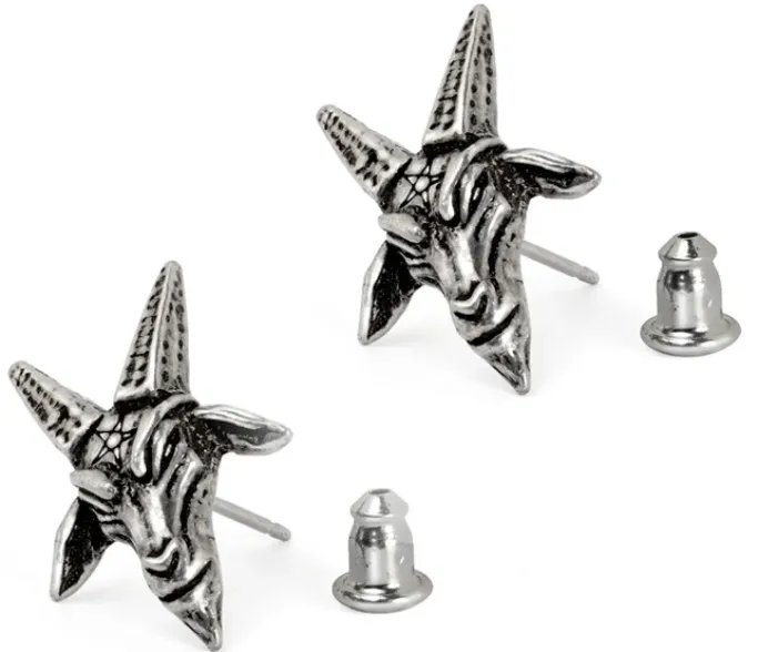 Alchemy Gothic Alchemy Baphomet Studs