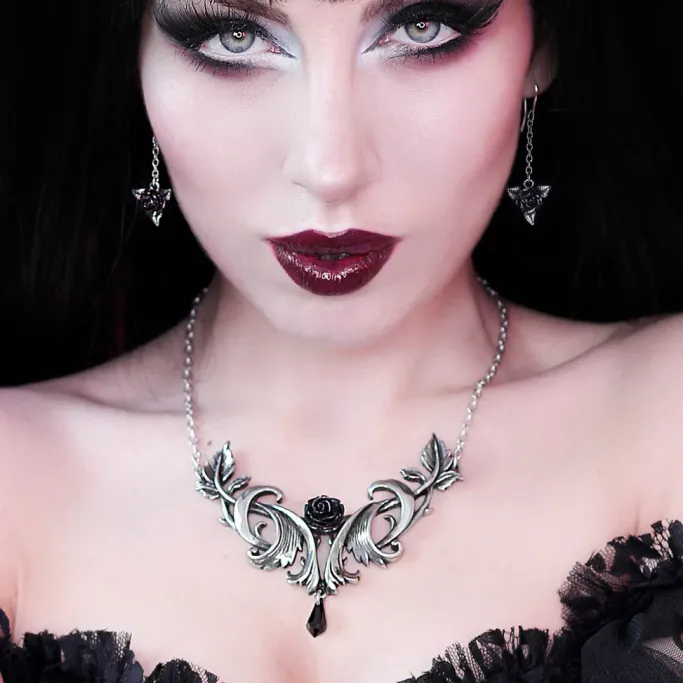 Alchemy Gothic Alchemy Baroque Rose Necklace