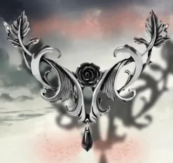 Alchemy Gothic Alchemy Baroque Rose Necklace