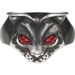 Alchemy Gothic Alchemy Bastet Goddess Ring R224