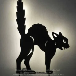 Alchemy Gothic Alchemy Black Cat Garden Light