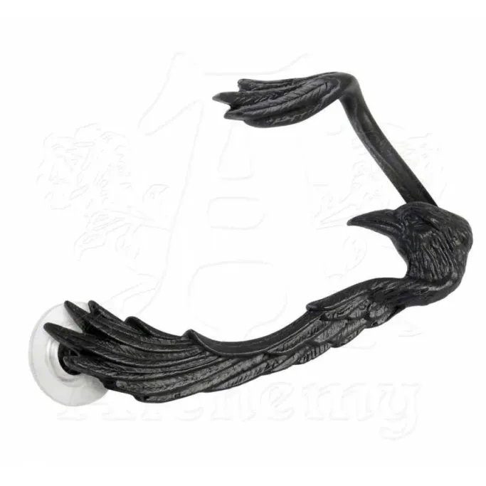Alchemy Gothic Alchemy Black Familiar Earwrap E355