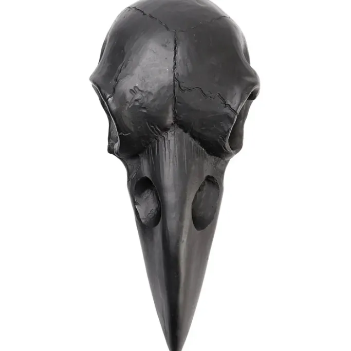 Alchemy Gothic Alchemy Black Raven Skull Hand Mirror
