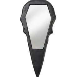 Alchemy Gothic Alchemy Black Raven Skull Hand Mirror