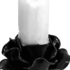 Alchemy Gothic Alchemy Black Rose Candle Holder/Pot