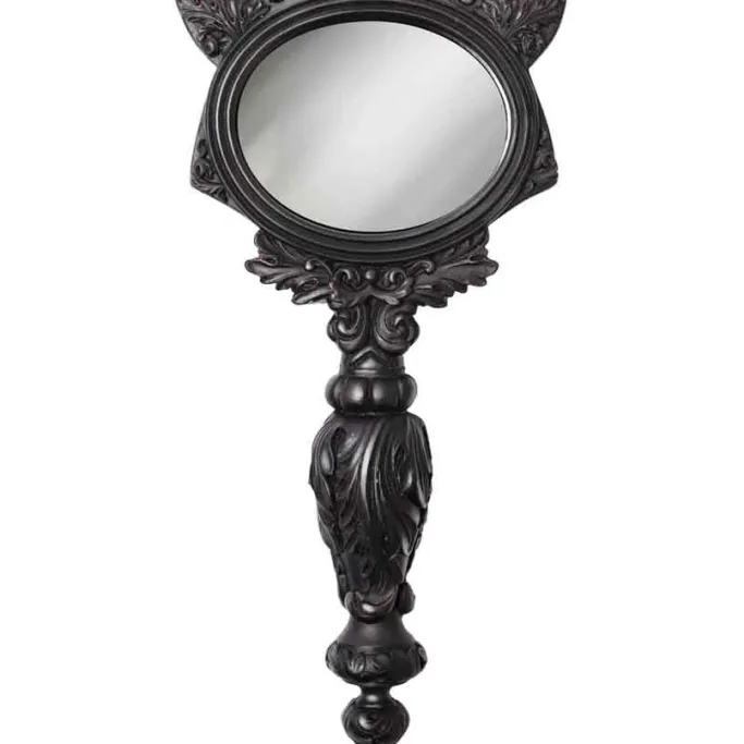 Alchemy Gothic Alchemy Black Sacred Cat Hand Mirror
