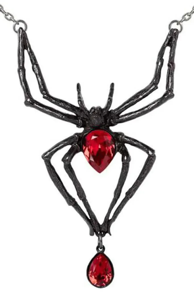 Alchemy Gothic Alchemy Black Widow Necklace
