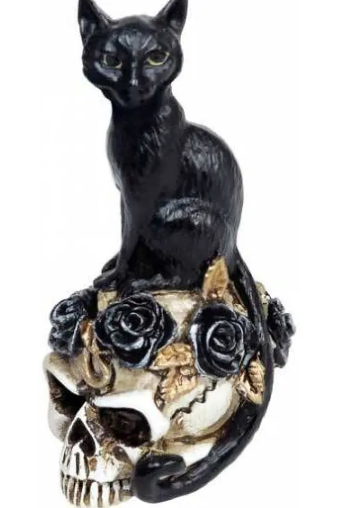 Alchemy Gothic Alchemy Cat Skull Miniature