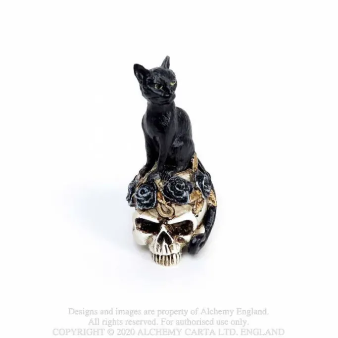 Alchemy Gothic Alchemy Cat Skull Miniature