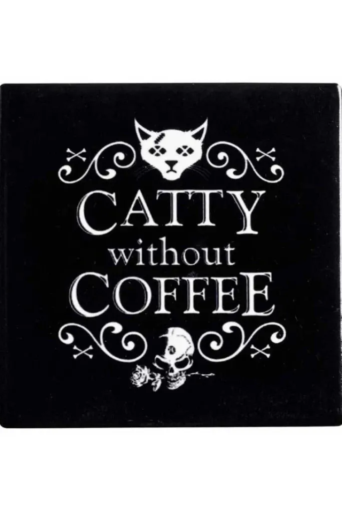 Alchemy Gothic Alchemy Catty Without Coffee Coaster