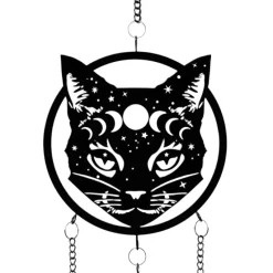 Alchemy Gothic Alchemy Celestial Cat Wind Chime