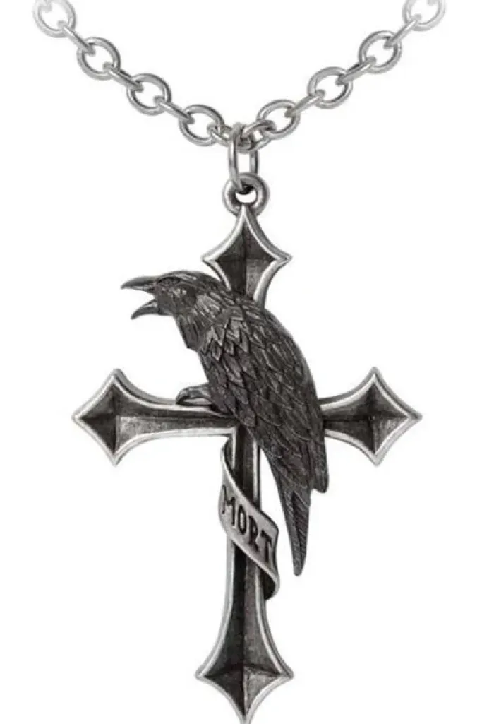 Alchemy Gothic Alchemy Crux Corvis Pendant
