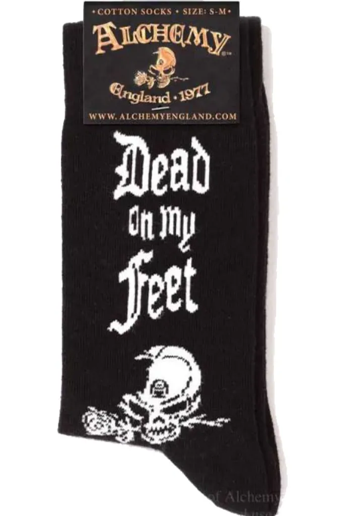 Alchemy Gothic Alchemy Dead On My Feet Socks