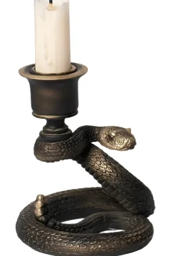 Alchemy Gothic Alchemy Death Rattle Candlestick Pair