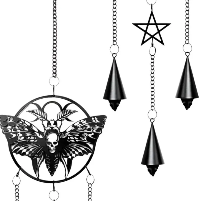 Alchemy Gothic Alchemy Deaths Head Moth Wind Chime