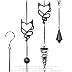 Alchemy Gothic Alchemy Devil Heart Wind Chime