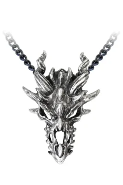 Alchemy Gothic Alchemy Dragon Skull Pendant