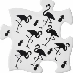 Alchemy Gothic Alchemy Flamingo Pineapple Jigsaw Coasters