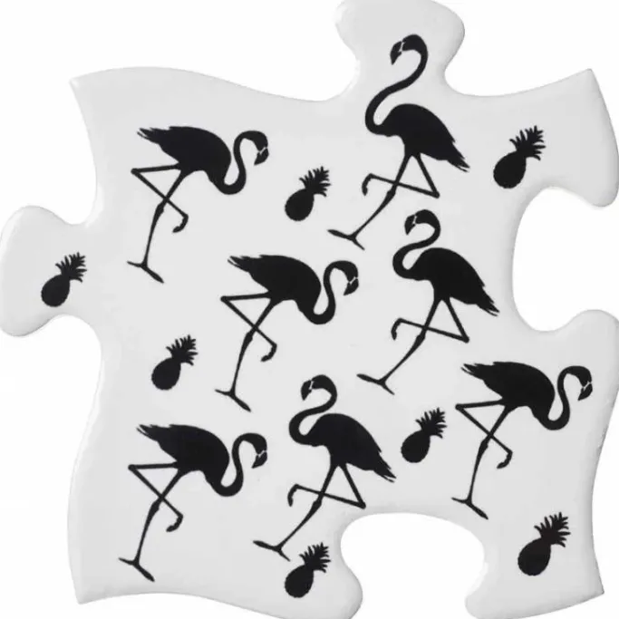 Alchemy Gothic Alchemy Flamingo Pineapple Jigsaw Coasters