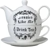 Alchemy Gothic Alchemy Freaks Like Me Drink Tea Set