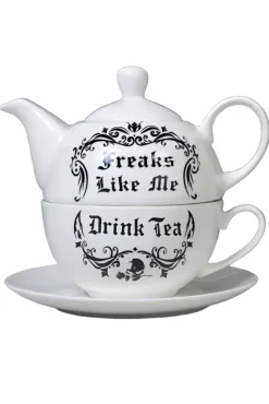 Alchemy Gothic Alchemy Freaks Like Me Drink Tea Set