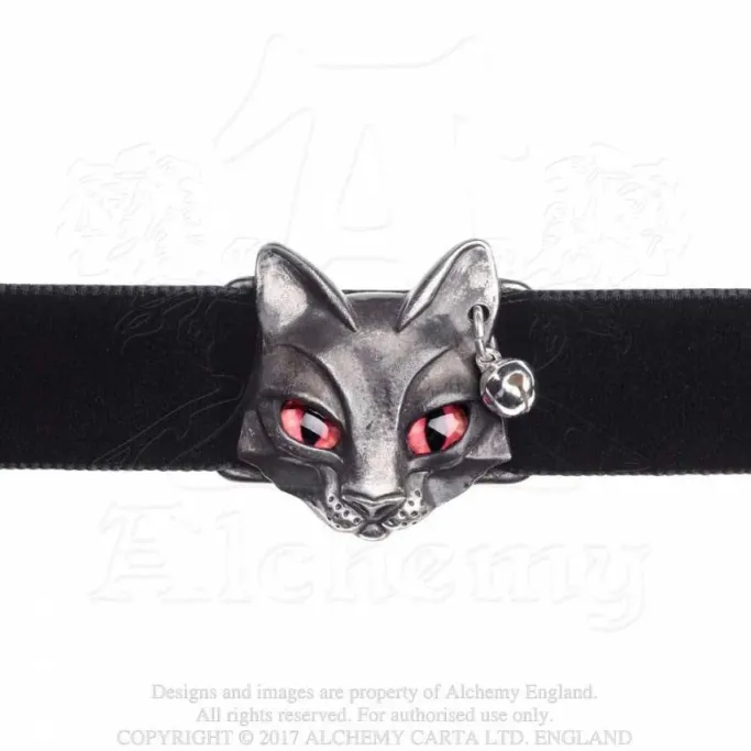 Alchemy Gothic Bastet Goddess Choker P817
