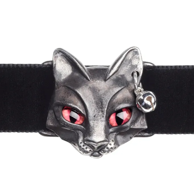 Alchemy Gothic Bastet Goddess Choker P817