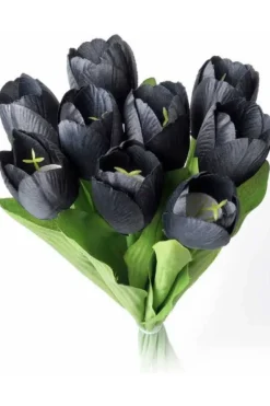 Alchemy Gothic Black Tulips Bunch