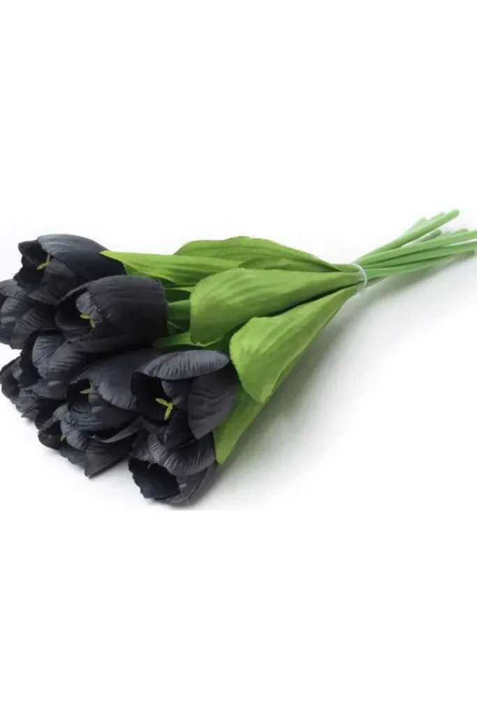 Alchemy Gothic Black Tulips Bunch