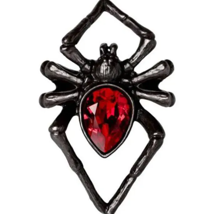 Alchemy Gothic Black Widow Ring