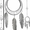Alchemy Gothic Crystal Dream Catcher