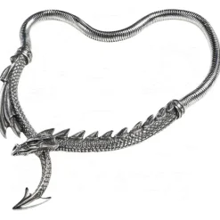 Alchemy Gothic Dragons Lure Necklace P829